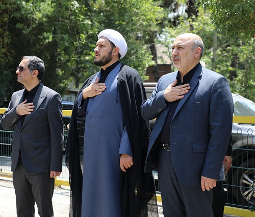 مراسم سوگواری سالار شهیدان حضرت اباعبدالله الحسین (ع) در سازمان تات